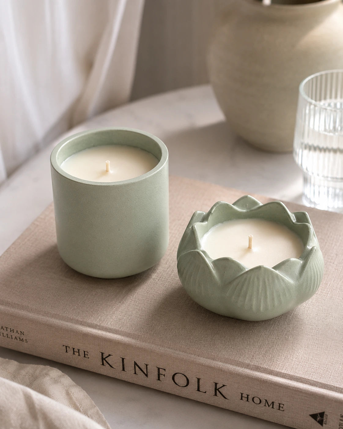 Celestial Jasmine Concrete Jar Candle