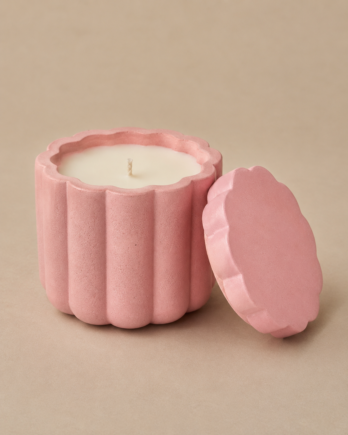 Cherry Blossom Concrete Jar Candle